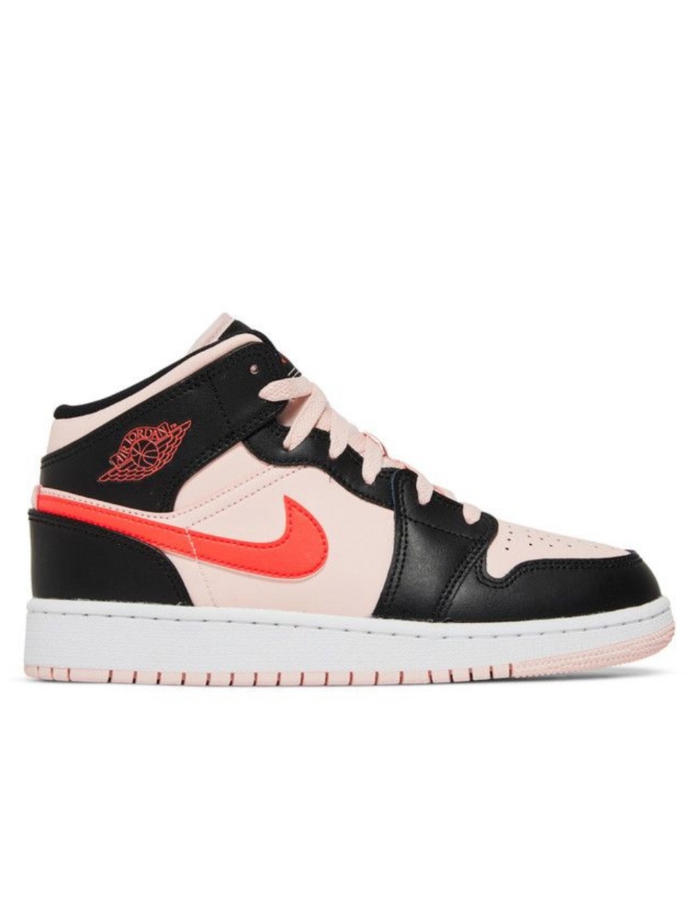 Jordan Kids' Mid-Top Sneakers - Black, Pink & Crimson